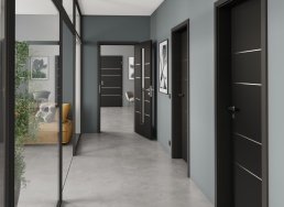 Designový Trend: Černé interiérové dveře jako klíč k modernímu vzhledu domova