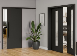 Designový Trend: Černé interiérové dveře jako klíč k modernímu vzhledu domova