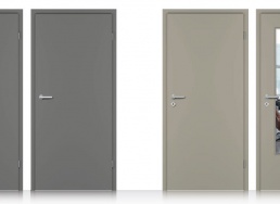 Nové povrchy interiérových dveří PRÜM v šedých odstínech