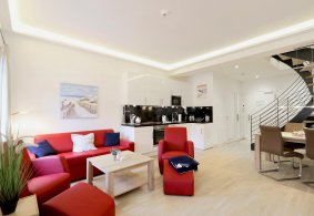 Apartmánový dům Prora Solitaire - realizace bílých interiérových dveří PRÜM Royal 251